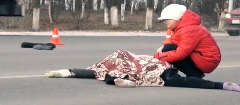 КАМАЗ  насмерть сбил пенсионерку