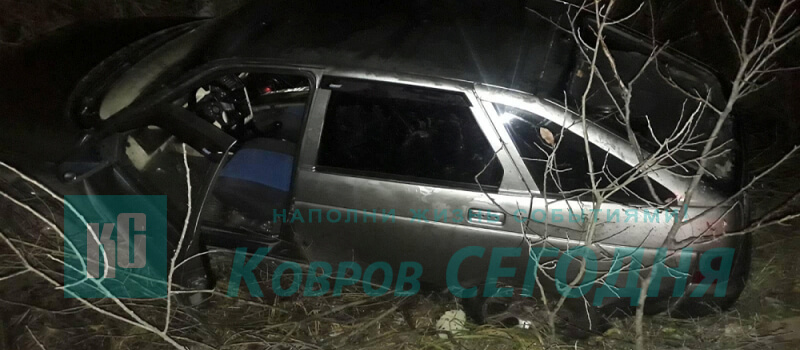 Улетел в кювет