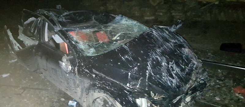 Во Владимирской области автомобиль упал с моста под поезд