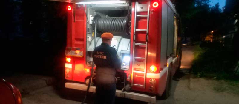 В Коврове в жилом доме произошло возгорание