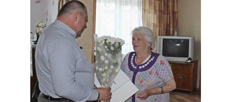 Участница Великой Отечественной войны Мария Дмитриевна Белицкая отметила 95-летний юбилей