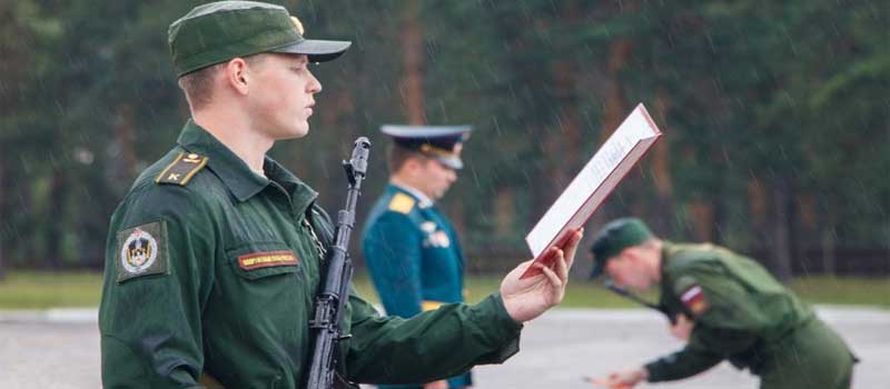 Студенты КГТА приняли военную присягу