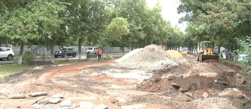 Началось благоустройство бульвара Ковальчука
