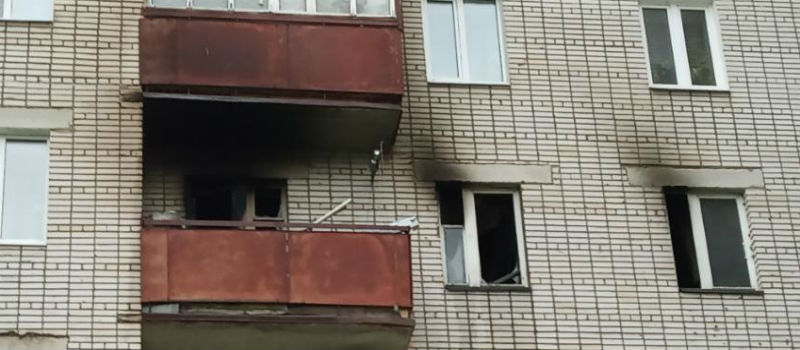 Пожар на ул.Островского