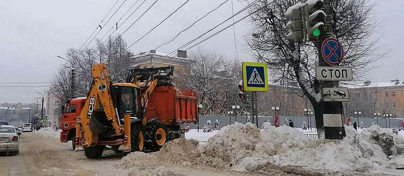 Уборка улиц: 20 января