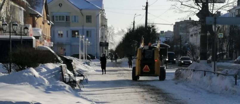 Уборка улиц: 8 февраля