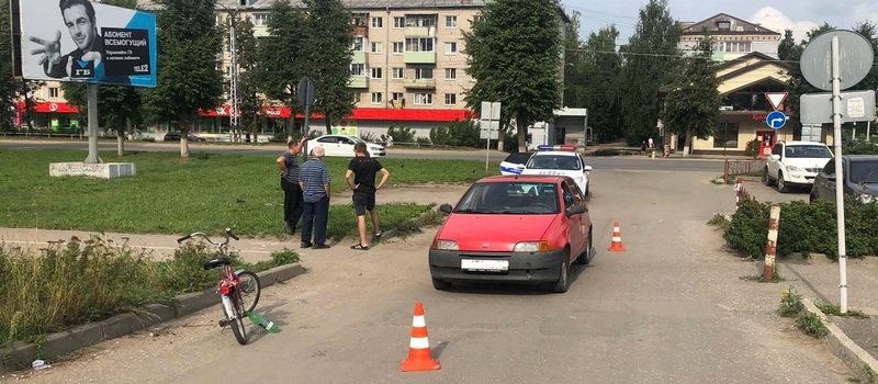 Под колеса ФИАТа попал 8-летний велосипедист