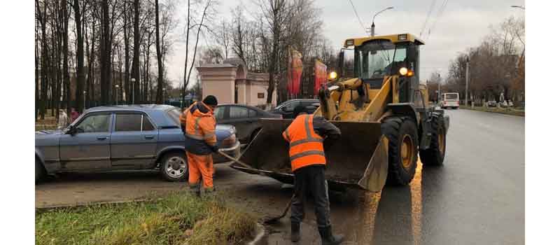 Уборка улично-дорожной сети: 12 ноября