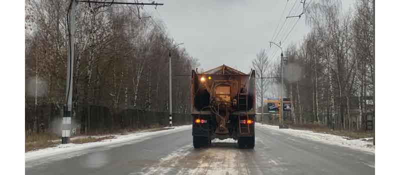 Уборка улично-дорожной сети. 17 ноября