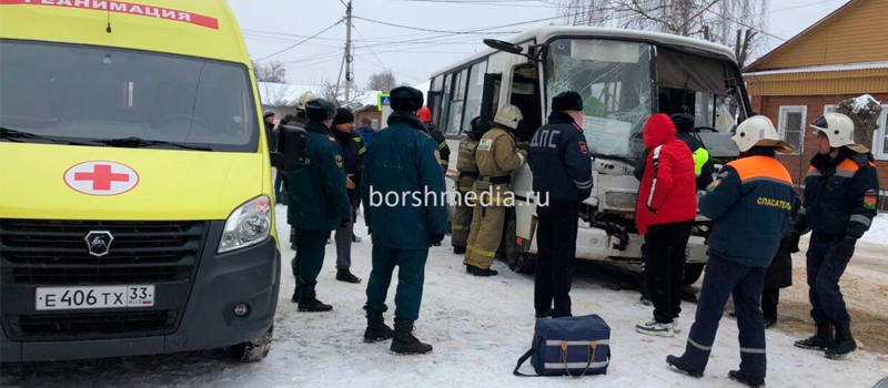 В Коврове в ДТП пострадали 8 пассажиров автобуса