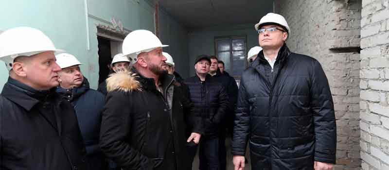 Александр Авдеев поручил ускорить реконструкцию здания Ковровской районной больницы в Мелехово