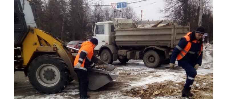 Уборка улично-дорожной сети: 14 марта