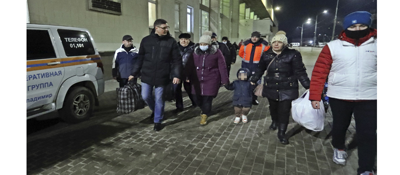 Во Владимирскую область прибыл второй поезд с вынужденными переселенцами из ДНР и ЛНР 