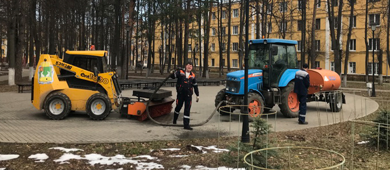 Уборка улично-дорожной сети: 19 апреля