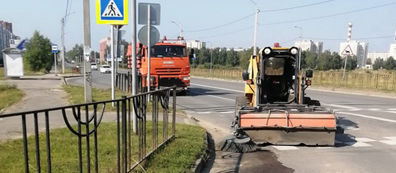 Уборка и ремонт улично-дорожной сети: 25 июля