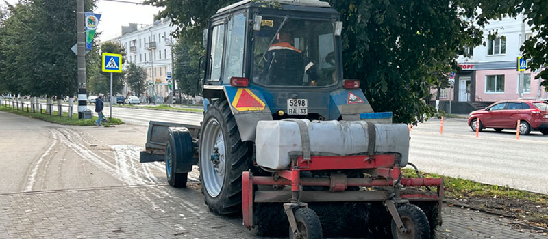 Уборка улично-дорожной сети: 12 сентября