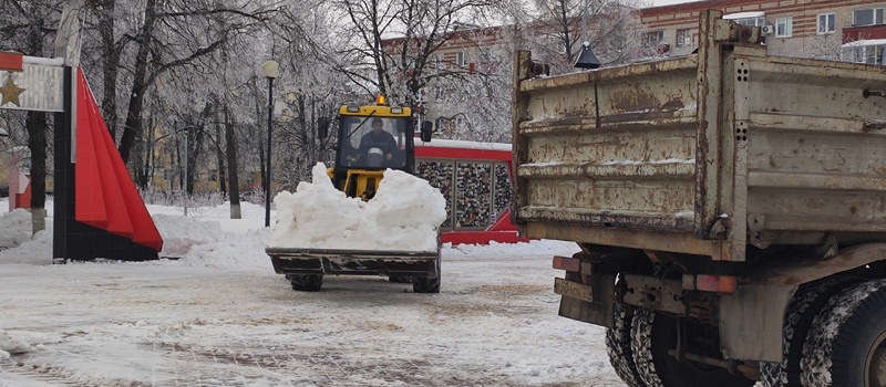 В Коврове заключили контракт на вывоз еще 5000 кубометров снега