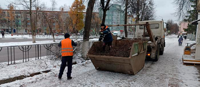 Уборка и ремонт улично-дорожной сети 5 ноября. Противогололедная обработка