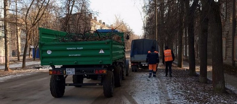 Уборка улично-дорожной сети Коврова 7 февраля