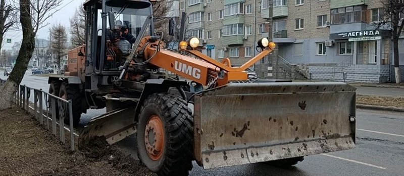 Уборка улично-дорожной сети 2 апреля