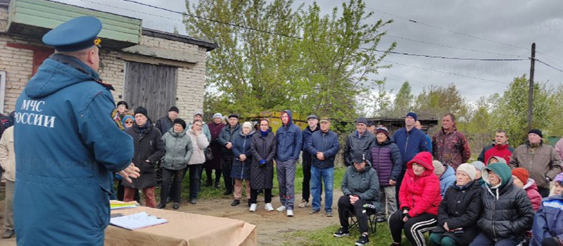 В садах Коврова прошёл противопожарный рейд