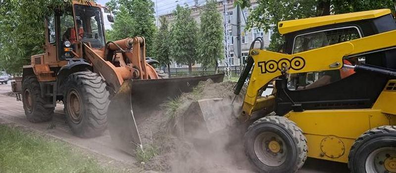Уборка улично-дорожной сети Коврова 3 июня