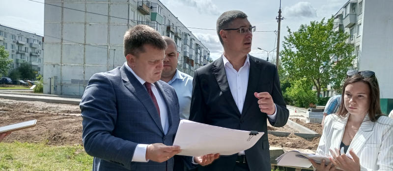 Визит губернатора в Ковров: развитие квартала лицея №25 и перспективы улицы Белинского
