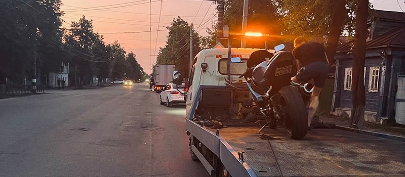 ГАИ выявлено и пресечено 11 грубых нарушений правил ковровскими мотоциклистами
