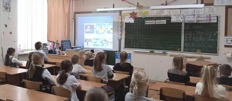 Ковровским школьникам рассказали об опасности тонкого льда на водоемах