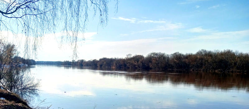 Утром 3 апреля уровень воды в Клязьме у Коврова составил 231 сантиметров